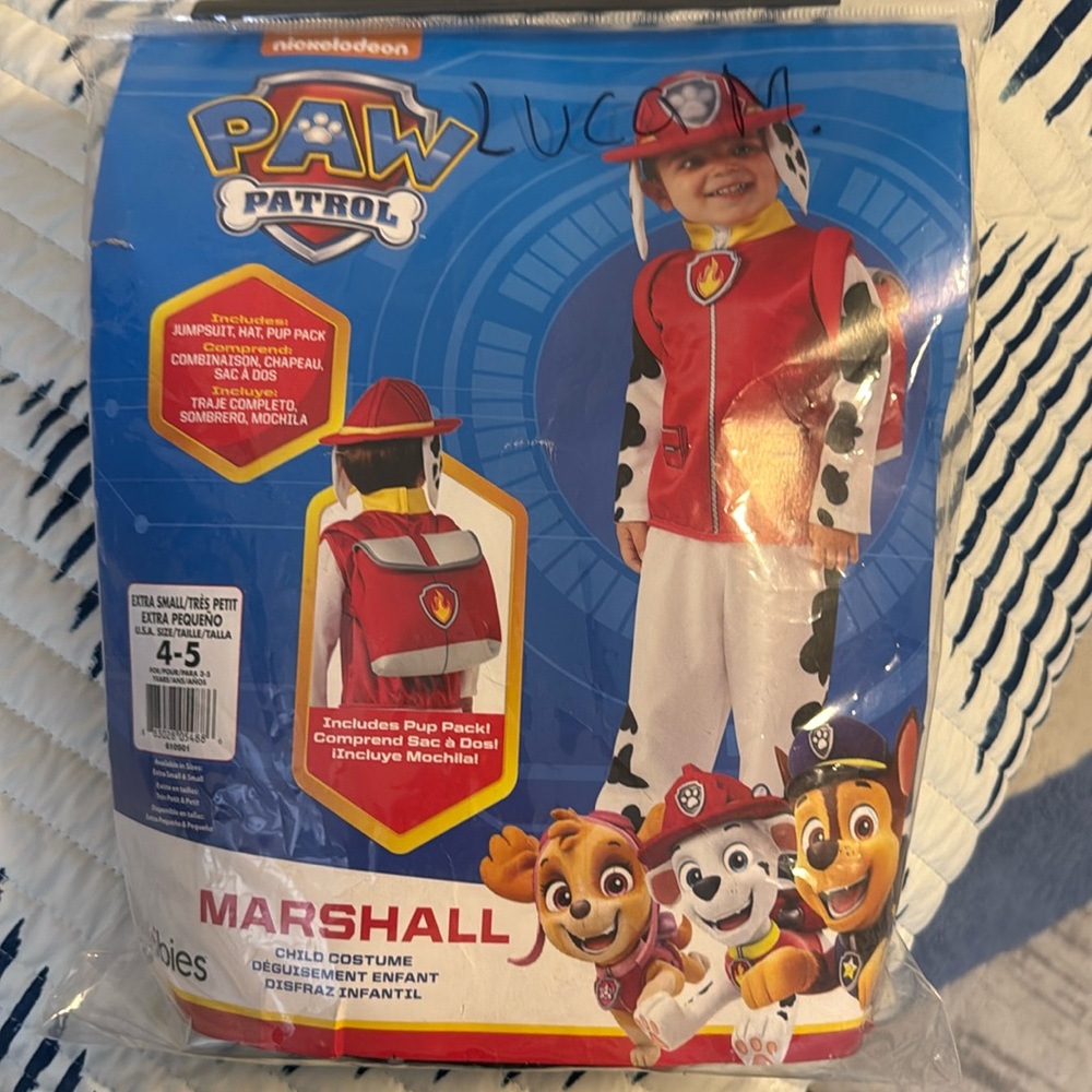 Paw Patrol Marshall child costume